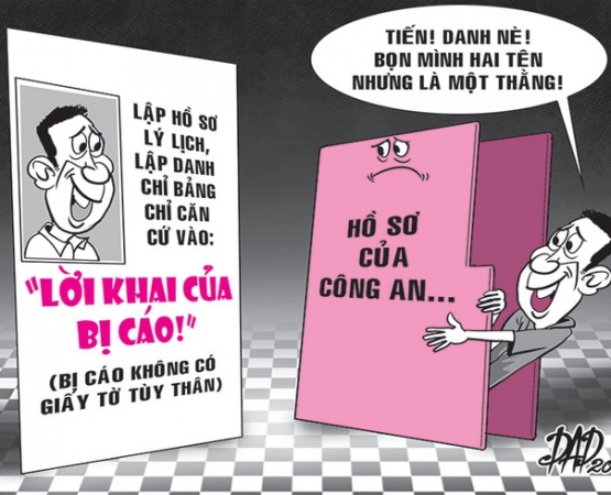 Bị truy tố, xét xử nhầm tên