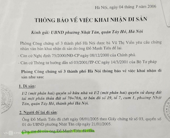 Khởi tố vụ án liên quan việc khai tử bố mẹ chồng còn sống